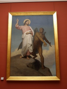 La Tentation du Christ by Ary Scheffer  La Tentation du Christ by Ary Scheffer